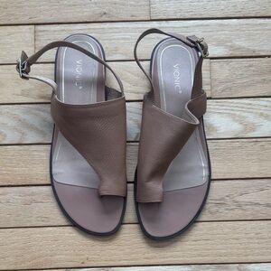 Vionic ELLA Women's Tan Leather Sandals